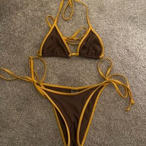 Bright swimwear cinnamon spice bikini